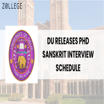 DU Releases PhD Sanskrit Interview Schedule